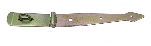 Петля Domax (ZZB 200) накладна 200x35x2,5 мм жовтий цинк універсальна