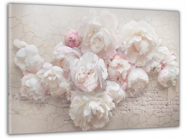 Картина на холсте Белые пионы 60x100 см Dekor-Karpaty ЕО245 