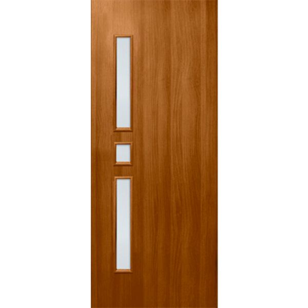 Дверь межкомнатная ОМиС Комфорт 80 см ольха со стеклом