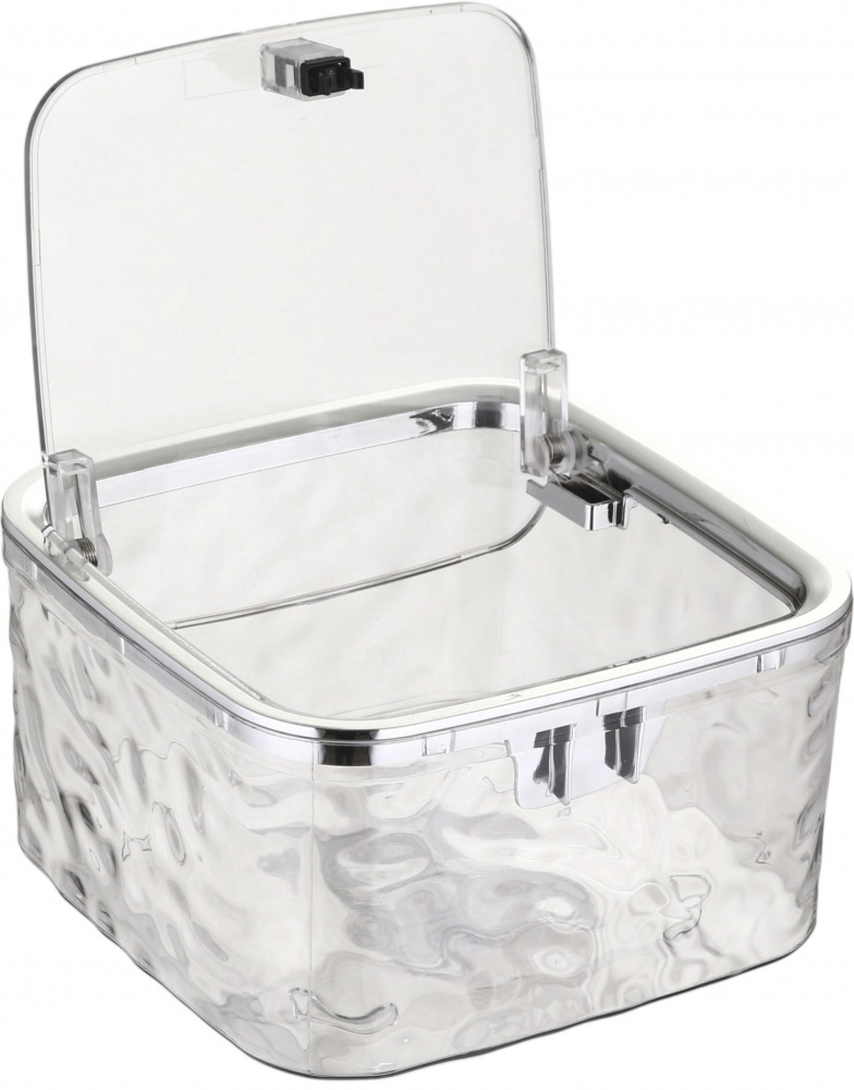 Органайзер Sensio для дрібниць з кришкою 16,5х16,5х10 см прозорий