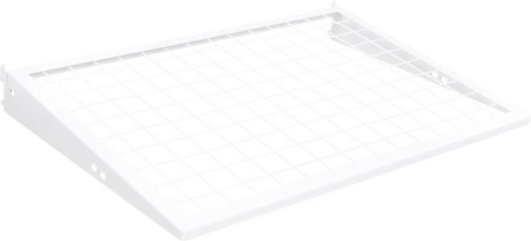 Полка для гардеробной системы Kolchuga 600х406 мм с кронштейнами White Edition белый