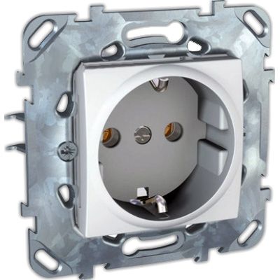 Розетка Unica MGU5.036.18ZD біла
