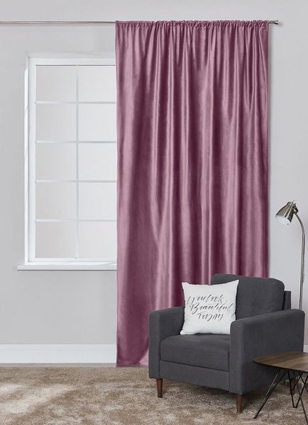 Штора Велюр пудровый 160х275 см La Nuit