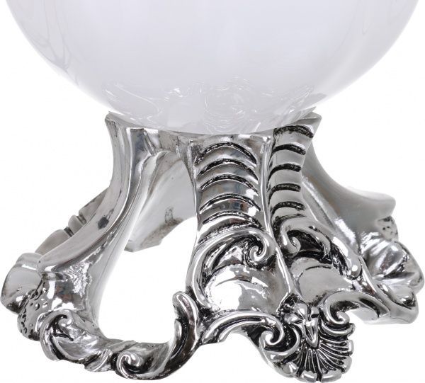 Ваза стеклянная белая Tulipano 21x21x44 см White cristal