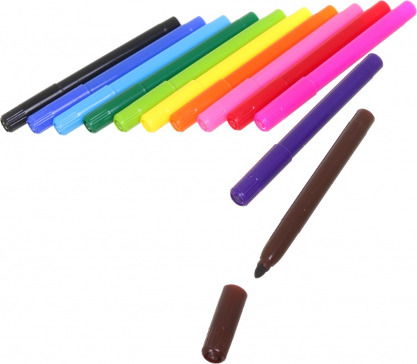 Фломастеры Джамбо 12 шт Nota Bene