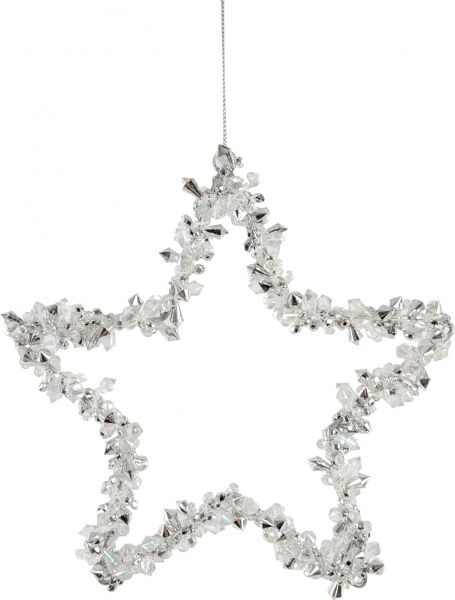 Декоративная подвеска Decormaker Design звезда контурная 18 см MC82-30932-2