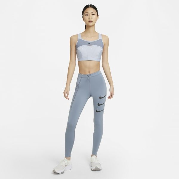 Лосины Nike W NK RUN DVN EPC LUX TGHT HBR DA1270-493 р.L серый