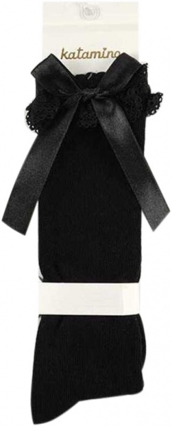 Гольфы детские для девочек KATAMINO K12006 р.5-6 черный 