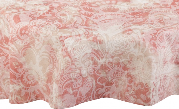 Скатерть Paris Вензель d200 терракот La Nuit 