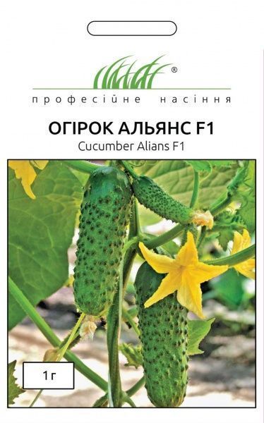Семена Професійне насіння огурец Альянс F1 1г (4820176690944)