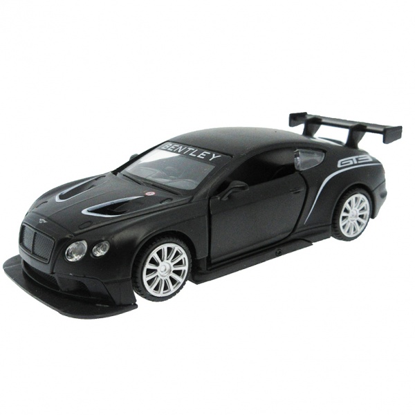 Машинка TechnoDrive 1:32 BENTLEY CONTINENTAL GT3 (матовый черный) 250259