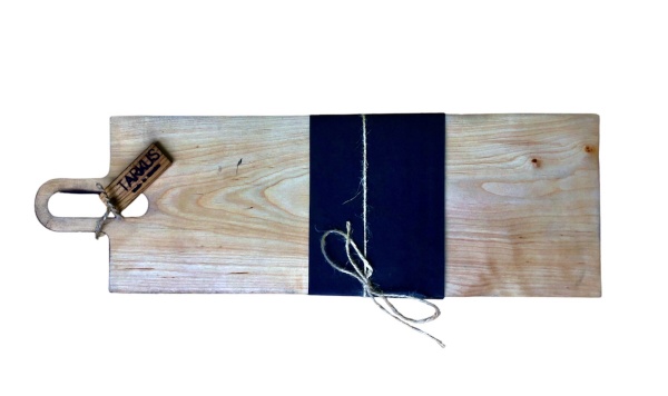 Доска сервировочная 500х160 мм с черным бортом Tarkus 