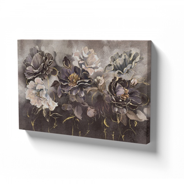 Картина на холсте Акварельные цветы 80x110 см WS Holst 2216564631 