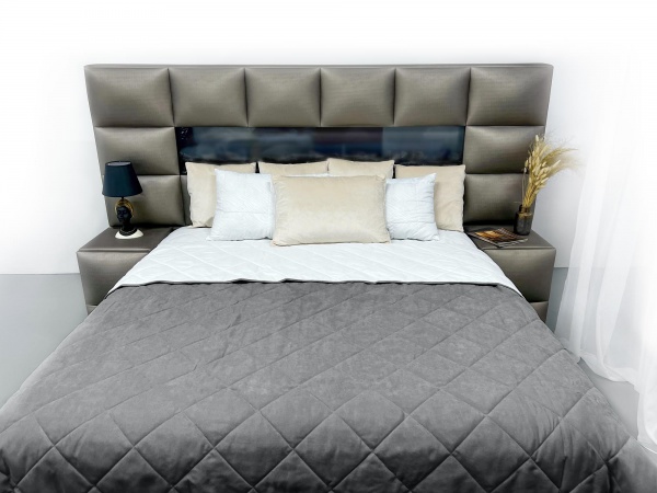 Покривало Diamond 240x260 см La Nuit антрацит 