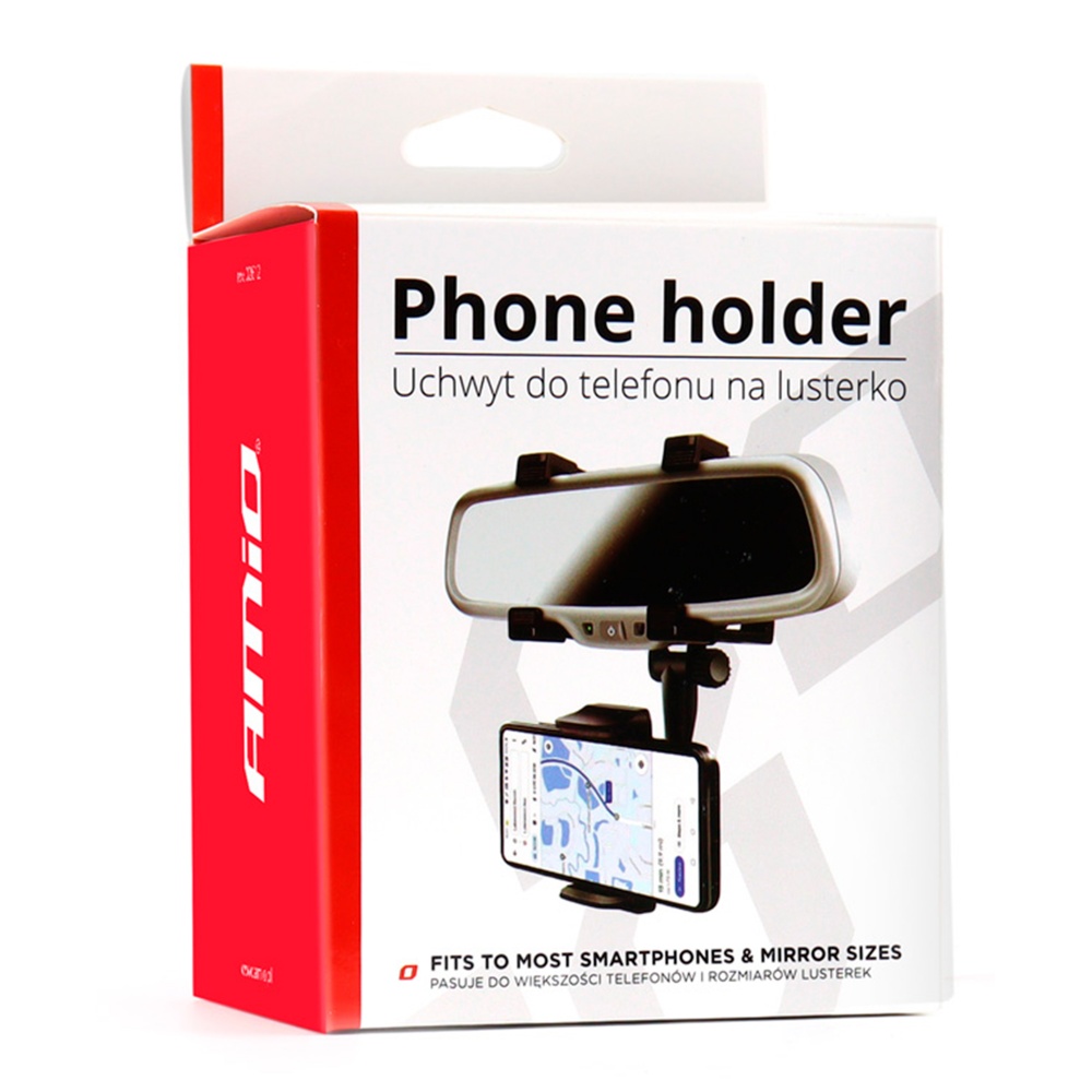 Тримач для мобільного телефона (02612) AMiO HOLD-17 чорний