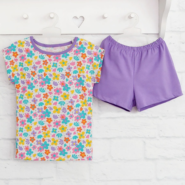 Піжама для дівчаток Blanka Літо р.154 фіолетовий 110298 