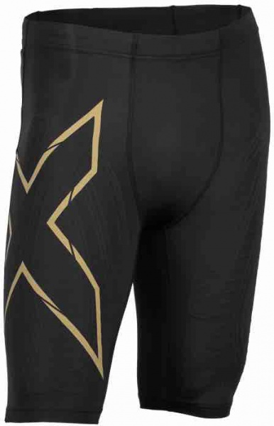 Тайтсы 2XU Light Speed Compression Shorts MA5331b_BLK/GRF р.M черный