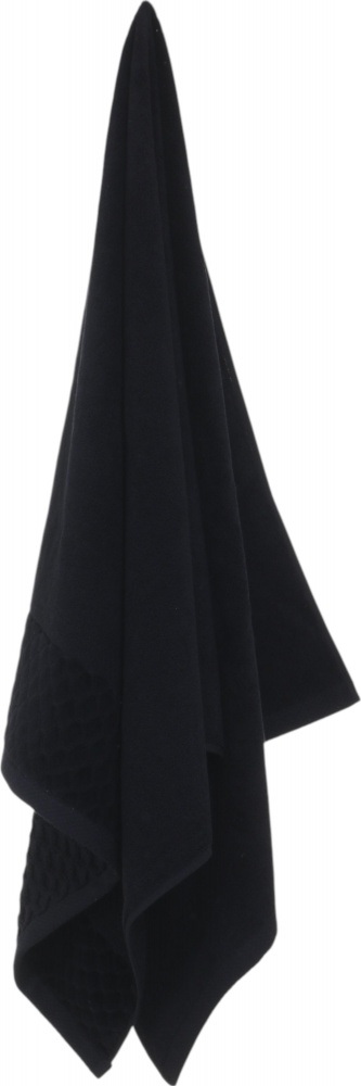 Рушник махровий VELOUR CELLS 70x140 см чорний La Nuit