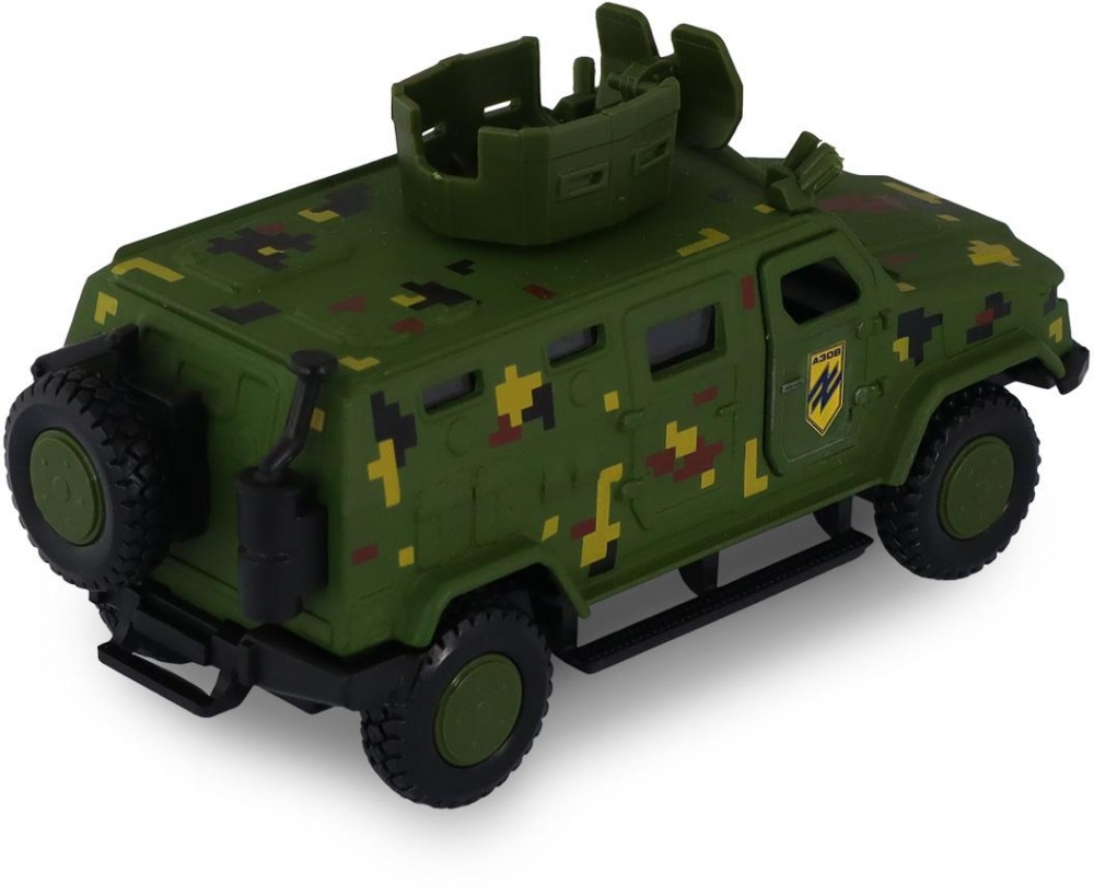 Автомодель TechnoDrive Шеврони Героїв Козак 2М1 АЗОВ KS450-2