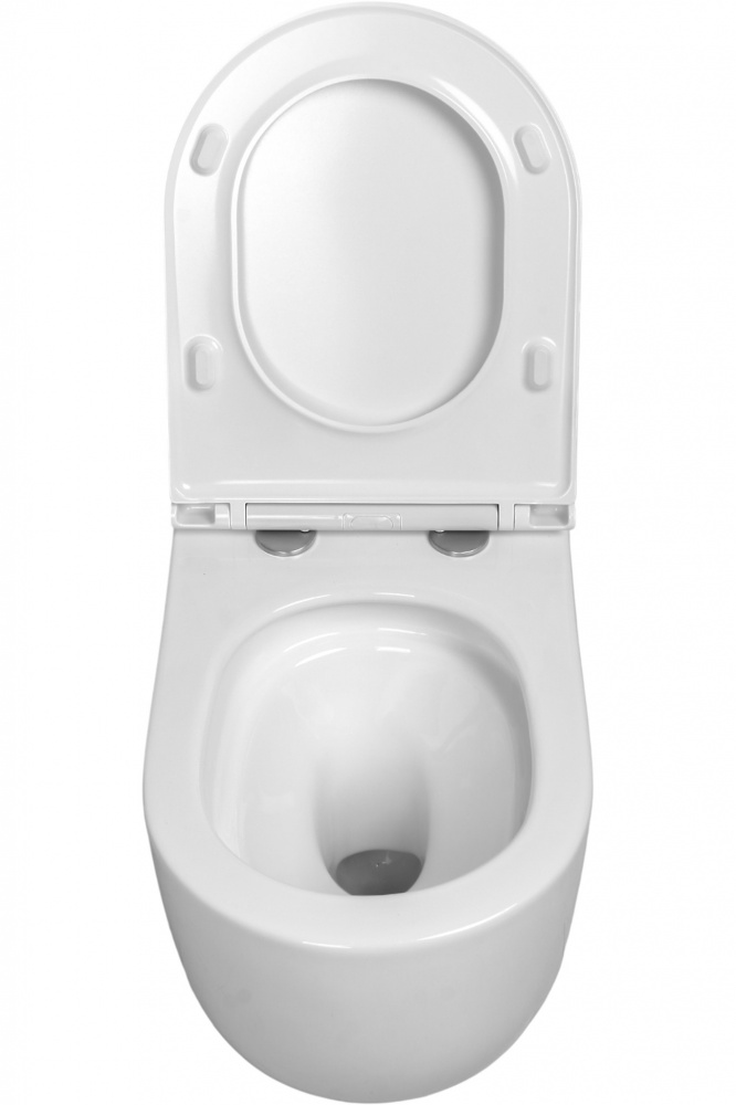 Унитаз подвесной ScandiSPA RAN NEW TORNADO с сиденьем Duroplast SLIM soft-close (2386AS)