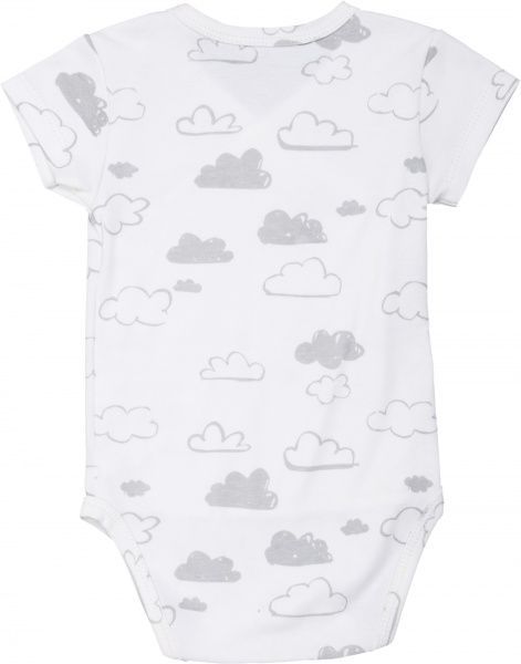 Комбинезон Фламинго боди ясельный Тучки р.74 молочно-серый 141-222-14 