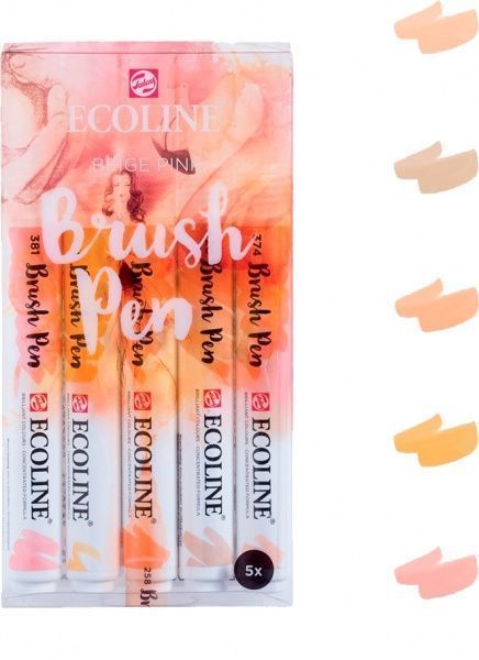 Набір пензлів Ecoline Talens Brushpen Royal 11509911 різнокольоровий 