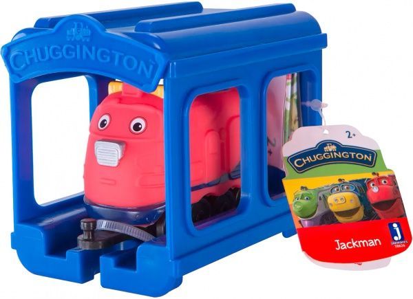 Паровозик Chuggington Джекман с гаражом