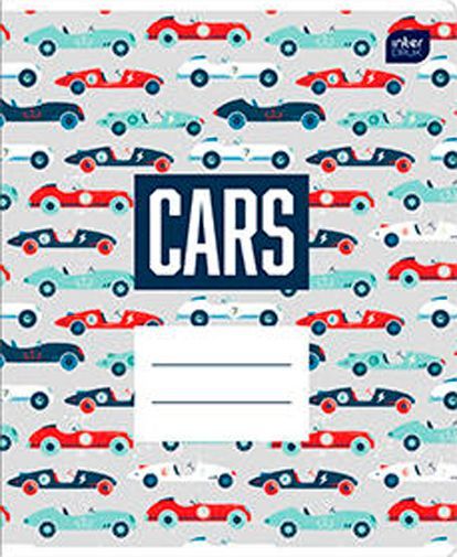 Тетрадь школьная 12 листов в клетку Boys в ассортименте (5902277278951) InterDRUK