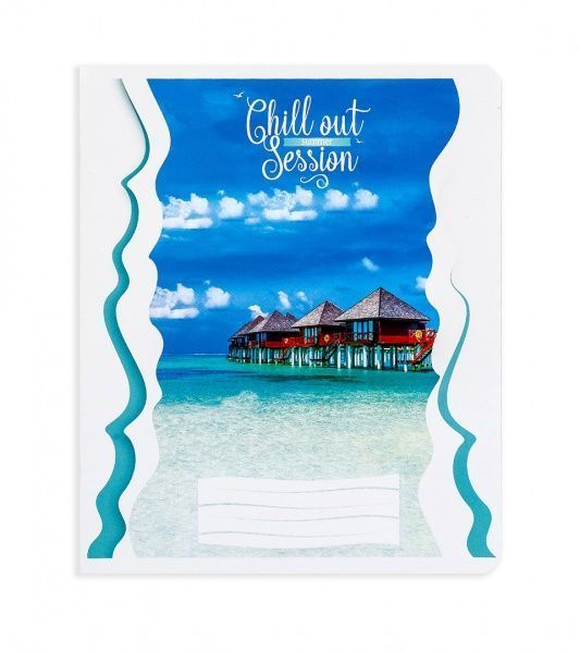 Комплект тетрадей Лето 18 листов в линию 25 шт. Поділля