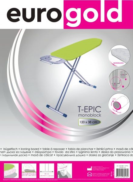 Гладильная доска Eurogold T-EPIC (E) 120х38 см 