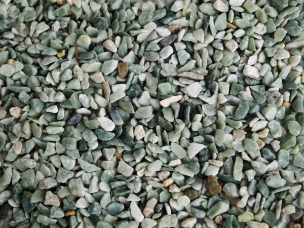 Грунт для аквариума Лотос К гравий 3-4 мм натуральный зеленый 1,5 кг