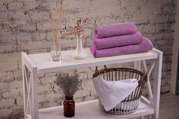 Полотенце махровое 70x140 см фиолетовый Rigel 