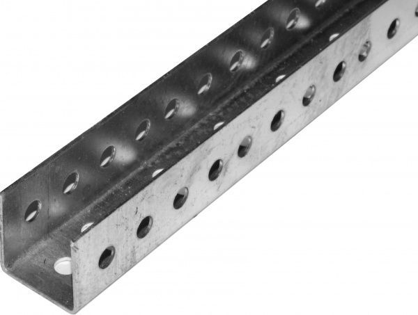 Планка кронштейна L-800 (1,5 мм) білий цинк