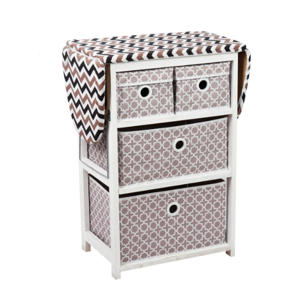 Гладильная доска Eurohome комод 123x36 см белый/серый IBC-0001