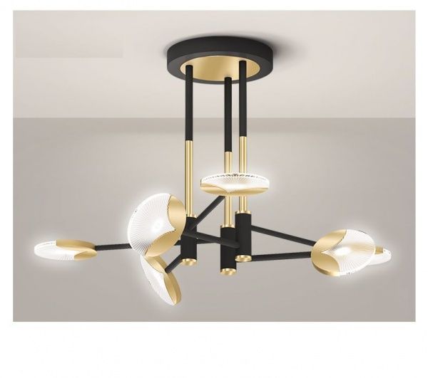 Люстра светодиодная Altalusse INL-5120P-23 23 Вт золотой/черный 