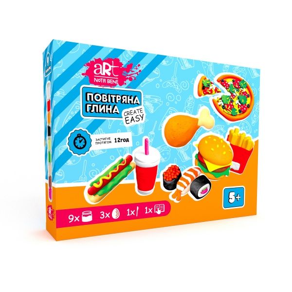 Набір для творчості Nota Bene Art Create Easy Швидка їжа