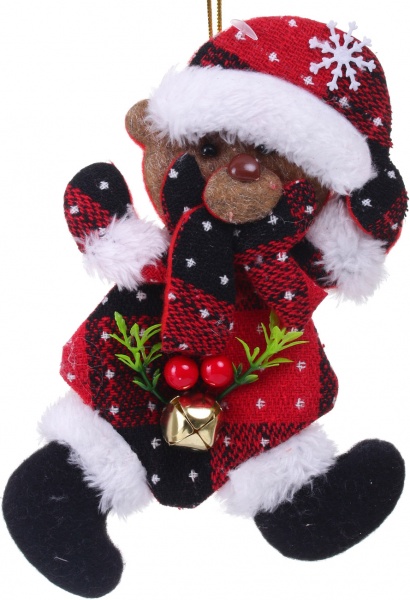 Декоративна підвіска Ведмідь 13x17 см NY21061