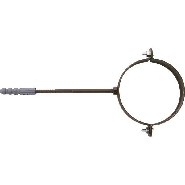 Кронштейн трубы металлический Сяйво L=160 мм D=75 мм коричневый 