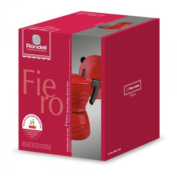 Кофеварка гейзерная Fiero RDA-844 6 чашек Rondell