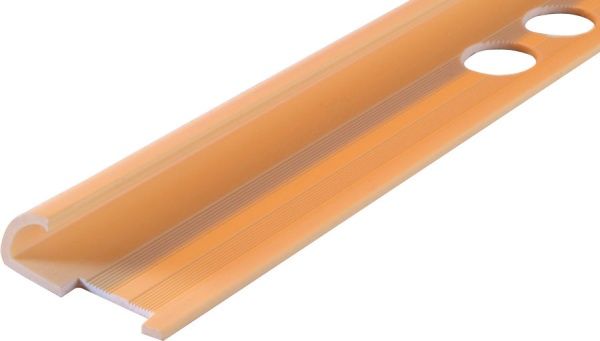 Уголок для плитки Mada внешний ПВХ DL10/033 10 мм 2,7м кремовый 