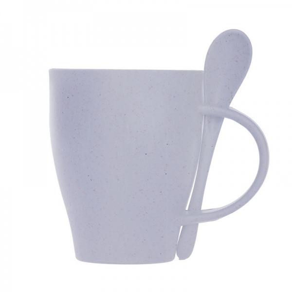 Чашка бамбукова з ложкою 300 мл V0847-23 Voyager