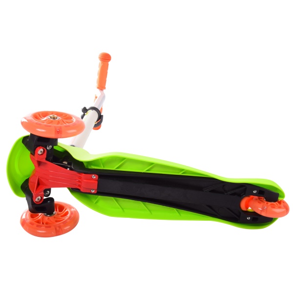 Самокат Hot Wheels зеленый LS2115 