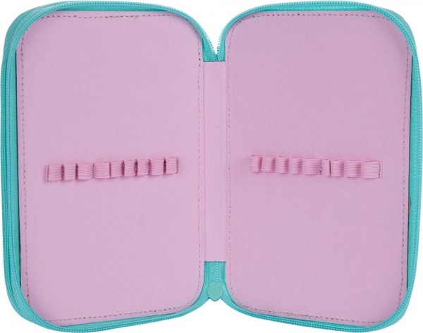 Пенал шкільний AC2 Kitty ombre Head блакитний