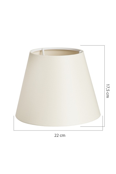 Абажур Luna Conic 1xE27 крем MDL.4735 