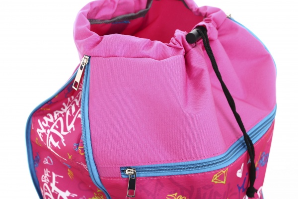 Сумка-мешок Lider Graffiti Всегда первый pink