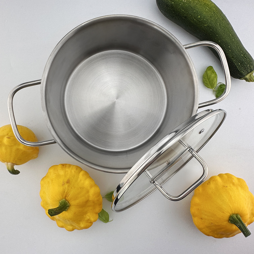 Кастрюля с крышкой Vinzer Glossy Line 2,7 л 50043