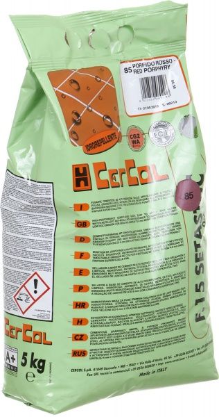 Фуга Cercol F.15 Setastuc 85 5 кг червоний порфір