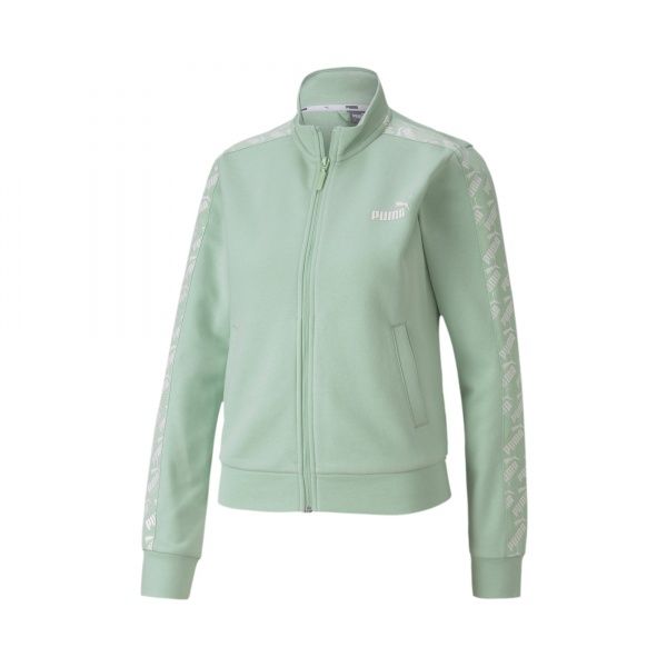 Джемпер Puma Amplified Track Jacket TR 58121932 р. S зеленый