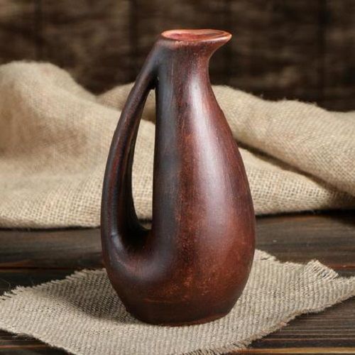 Емкость для масла и уксуса гладкая 500 мл Український гончарний посуд