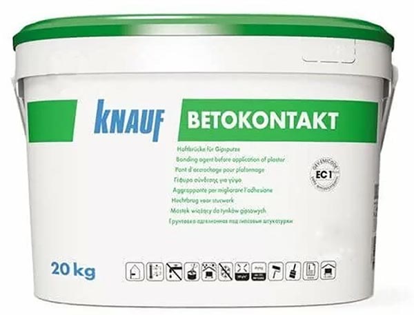 Ґрунтовка водовідштовхувальна Knauf Бетонконтакт 20 кг